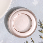 Подсвечник "Полноторие" из гипса малый,9х2,5см,шампань 10059906