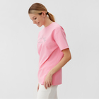 Футболка оверсайз женская MINAKU FIT: SPORTY & STYLISH, светло-розовая, размер 46 - фото 23648865
