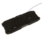 Клавиатура Qumo Fallen 2 K56, игровая, проводная,мембранная, 114 клавиш, USB, подсв, чёрная - фото 9182739
