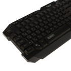Клавиатура Qumo Fallen 2 K56, игровая, проводная,мембранная, 114 клавиш, USB, подсв, чёрная - фото 9182740