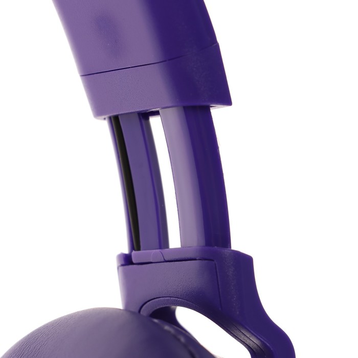 Наушники Qumo Game Cat Purple, игровые, микрофон, USB+3.5 мм, 2м, фиолетовые - фото 51502583