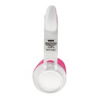 Наушники Qumo Game Cat White, игровые, микрофон, USB+3.5 мм, 2м, бело/розовые - фото 8927122
