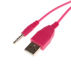Наушники Qumo Game Cat White, игровые, микрофон, USB+3.5 мм, 2м, бело/розовые - Фото 9