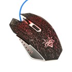 Мышь Qumo BlackOut M03, игровая, проводная, 6 кнопок, подсветка, 3200 dpi, USB, чёрная - фото 9182746