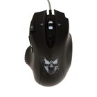 Мышь Qumo Devastator M12, игровая, проводная, 8 кнопок, подсветка, 3200 dpi, USB, чёрная - Фото 6