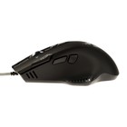 Мышь Qumo Devastator M12, игровая, проводная, 8 кнопок, подсветка, 3200 dpi, USB, чёрная - фото 9182761