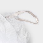 Мочалка - шар для тела CUPELLIA SPA, 50 гр, цвет белый - Фото 2
