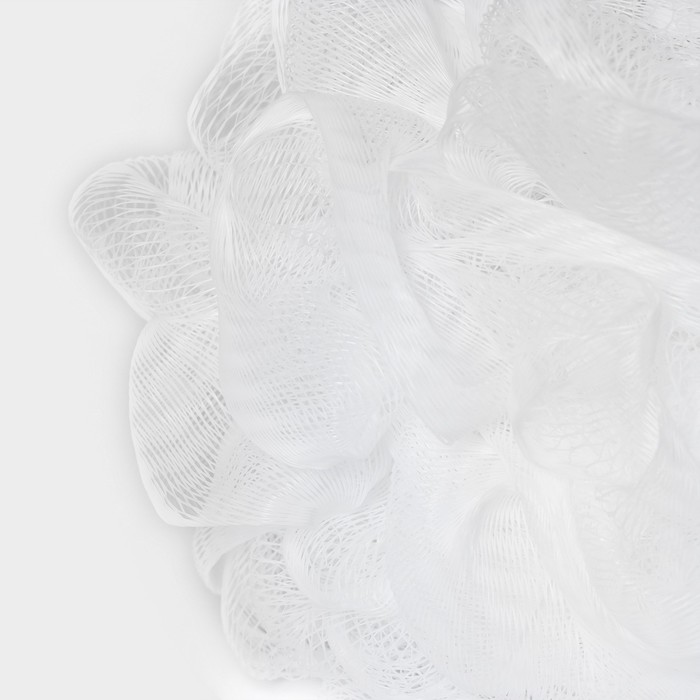 Мочалка - шар для тела CUPELLIA SPA, 50 гр, цвет белый - фото 1909432934