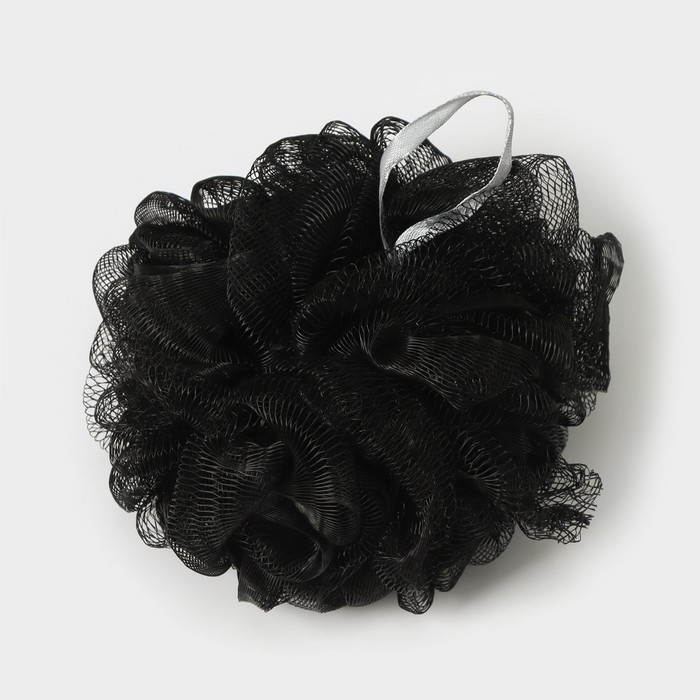 Мочалка - шар для тела CUPELLIA SPA, 50 гр, цвет чёрный - фото 1909432938