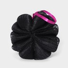 Мочалка ракушка для тела CUPELLIA SPA, 46 гр, цвет чёрный - фото 2931326