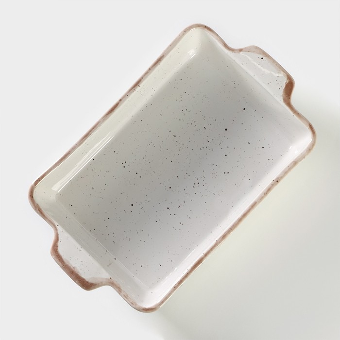 Форма для запекания фарфоровая Punto bianca, 1,25 л, 16×23×6 см