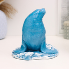 Фигура "Морской котик" 18х16х16см, серо-голубой - Фото 4