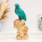 Фигура "Попугай на дереве" 17х14х35см, цветной - фото 23431279