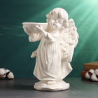 Фигура "Ангел с чашей" 22х17х30см, перламутровый - Фото 1