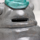 Копилка "Шарпей с монетами" 15х10х14см, серый - фото 23431358