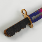 Модель из дерева «Нож», градиент - фото 11090548