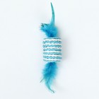 Игрушка-погремушка "Конфетка", 6,5 х 3,5 см, голубая - Фото 2