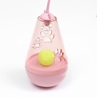 Игрушка-неваляшка для кошек «Мышь-фонтан», с отверстиями для лакомства и бубенчиком - Фото 2