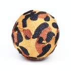 Мяч текстильный "Леопард", 4 см, микс цветов - Фото 3