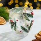 Стакан стеклянный с двойными стенками «Зимние истории», 250 мл - Фото 2