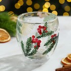 Стакан стеклянный с двойными стенками «Зимние истории», 250 мл - Фото 3