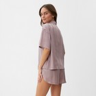 Пижама женская (рубашка и шорты) KAFTAN "Полоса" размер 40-42, розовый 9945818 - фото 14269321