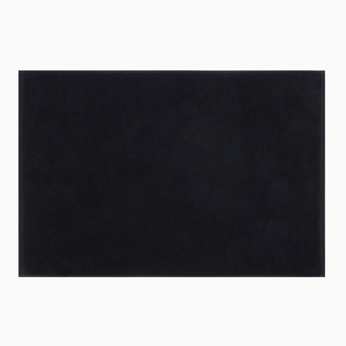 Коврик махровый «Этель» Organic Black, 50×70 см, хлопок 100%