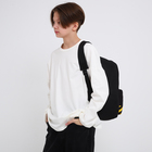 Набор 2 в 1, рюкзак с карманом 33*13*37, поясная сумка, цвет черный - фото 23831877