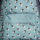 Набор 2 в 1, рюкзак с карманом "Мопсы", поясная сумка - фото 23423176