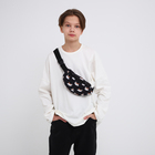 Набор 2 в 1, рюкзак с карманом "Утки", поясная сумка, цвет черный - фото 23423209