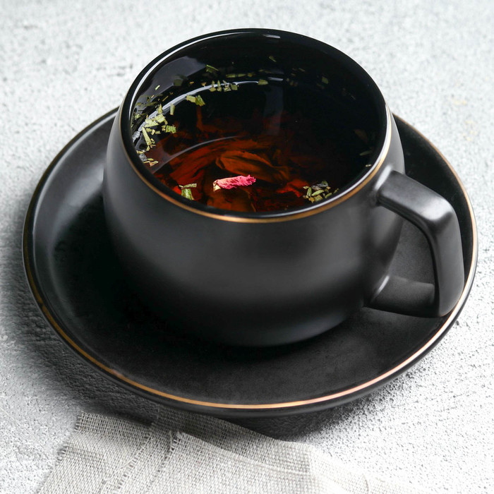 Чай чёрный «Цветочный нектар» premium: лемонграсс, цвет липы, цвет дикой яблони, цвет чайной розы, 50 г.