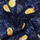 Ткань для рукоделия, х/б, совы на синем, лоскут 100 × 50 см - Фото 3