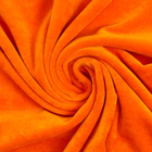 Лоскут, плюш на трикотажной основе, оранжевый, 100 × 160 см, 100% п/э - фото 8523454