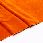 Лоскут, плюш на трикотажной основе, оранжевый, 100 × 160 см, 100% п/э - фото 8523456