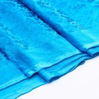 Лоскут, плюш с блестящим узором, голубой, 100 × 150 см, 100% п/э - фото 8523459