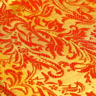 Лоскут «Парча», красный с золотыми узорами, 50 × 50 см - фото 320788758