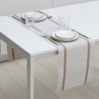 Дорожка на стол Magistro «Рона», 30×150 см, цвет белый - Фото 5