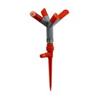 Распылитель 4−лепестковый, штуцер под шланги 1/2" (12 мм) − 3/4" (19 мм), пика, ABS-пластик, Greengo - Фото 10