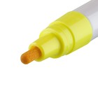 Маркер - краска (лаковый) MunHwa, 4.5 мм, нитро-основа, водостойкая, желтый неон - фото 8599160