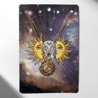 Кулоны «Неразлучники» солнце и луна, цвет золото, 45 см - фото 8566128