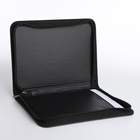 Папка для документов, с ручкой, формат А5, 18×1.5×25 см, чёрная - Фото 6