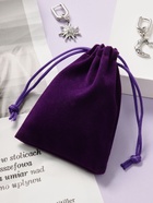 Мешочек бархатный, 7×9 см, фасовка 50 шт., фиолетовый - Фото 2