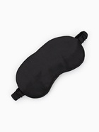 Маска для сна «ШЁЛК», 19×10 см, резинка одинарная, чёрная - Фото 1