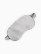 Маска для сна «ШЁЛК», 19×10 см, резинка одинарная, цвет серый - Фото 1