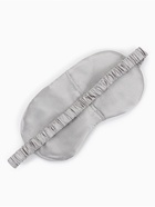 Маска для сна «ШЁЛК», 19×10 см, резинка одинарная, цвет серый - Фото 2