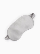 Маска для сна «ШЁЛК», 19×10 см, резинка одинарная, цвет серый - Фото 2