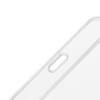 Бейдж горизонтальный, внешний 103х80 мм, внутренний 85х54 мм, пластик прозрачный (5 шт) - фото 809443790