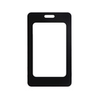 Бейдж вертикальный Calligrata, без держателя, внешний размер 101×67 мм, внутренний размер 85×54 мм, пластик, софт-тач, чёрный - Фото 3