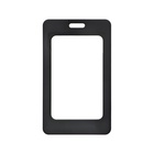 Бейдж вертикальный Calligrata, без держателя, внешний размер 101×67 мм, внутренний размер 85×54 мм, пластик, софт-тач, чёрный - Фото 6