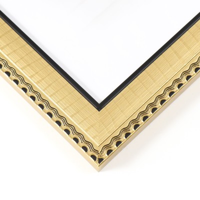 Фоторамка для фото 30×40 см «Танзания», пластик, золотой, 43.8×33.8×1 см